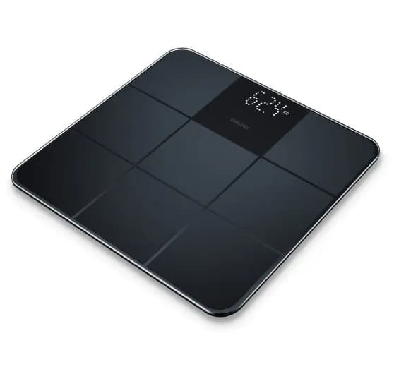 بيورر - ميزان حمام زجاجي رقمي GS 235 - أسود