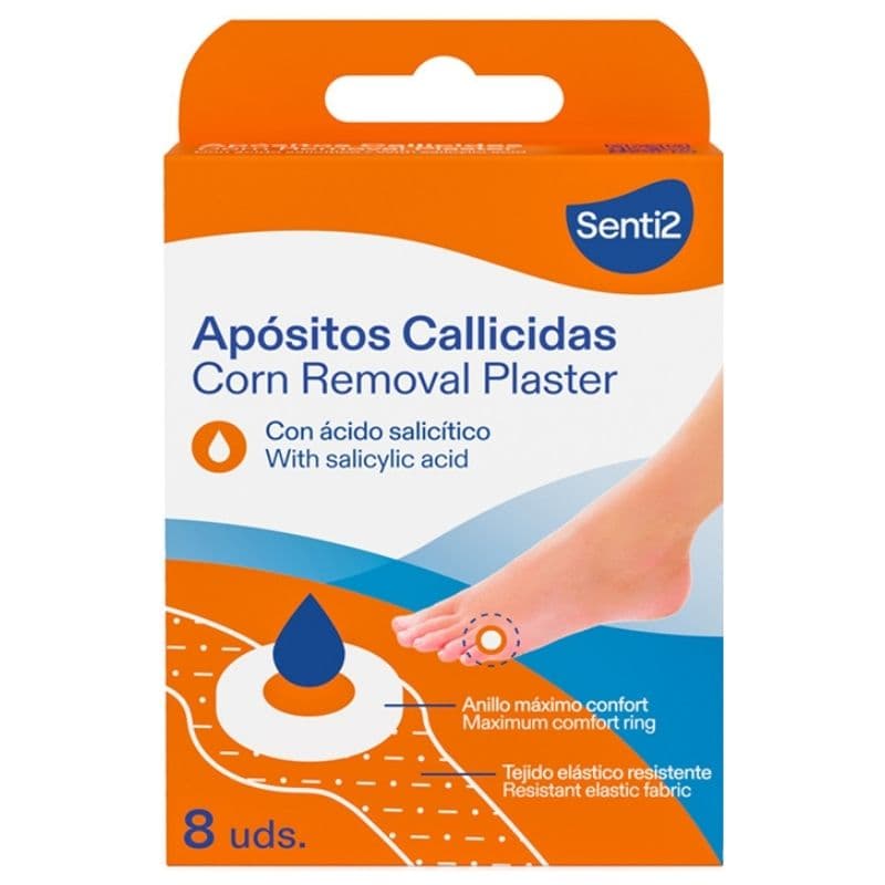 SENTI2 APOSITOS Corn Removal Plasters - 8 Pieces