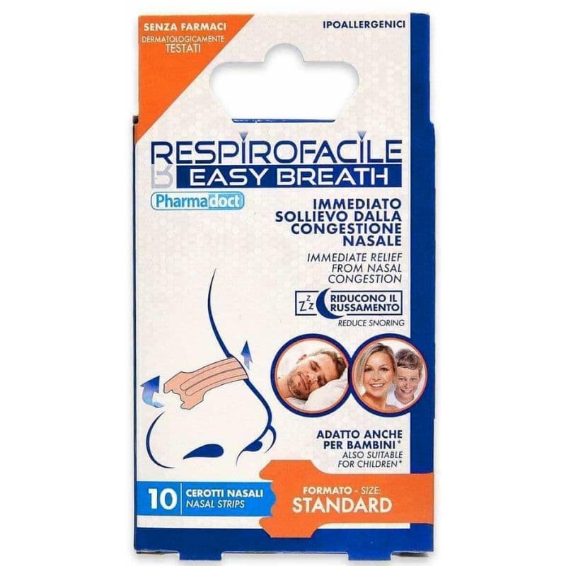 PHARMADOCT Easy Breath Nasal Strips - 10 Strips 51709