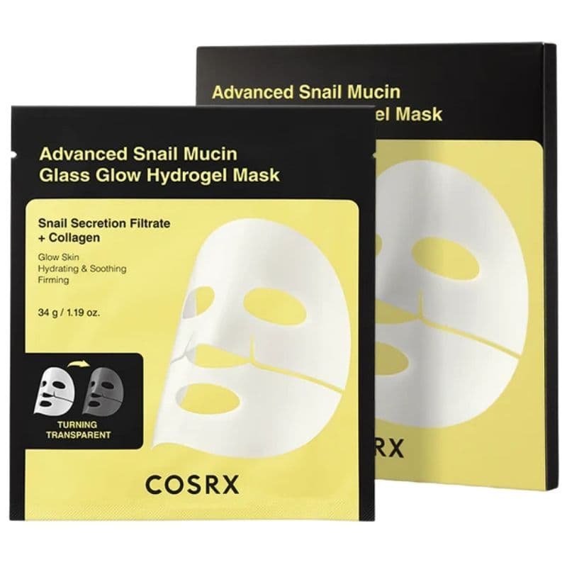 COSRX Advanced Snail Mucin Glass Glow Hydrogel Mask - 3x34g 591255