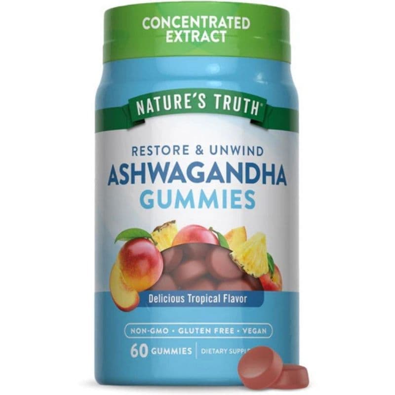 NATURES TRUTH Ashwagandha Tropical Gummies - 60 Pieces -NNT14