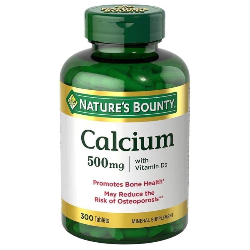 NATURES BOUNTY Calcium 500mg + Vitamin D3 500mg - 300 Tablets