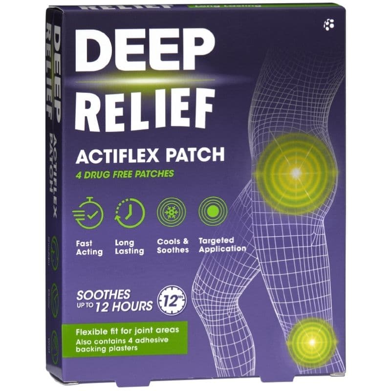 DEEP RELIEF Actiflex Cooling - 4 Patches