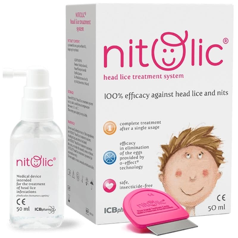 NITOLICE Head Lice And Treatment Solution - 50ml 18366