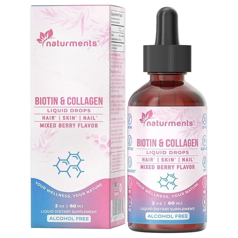 NATURMENTS Biotin & Collagen Liquid Drops - 60ml