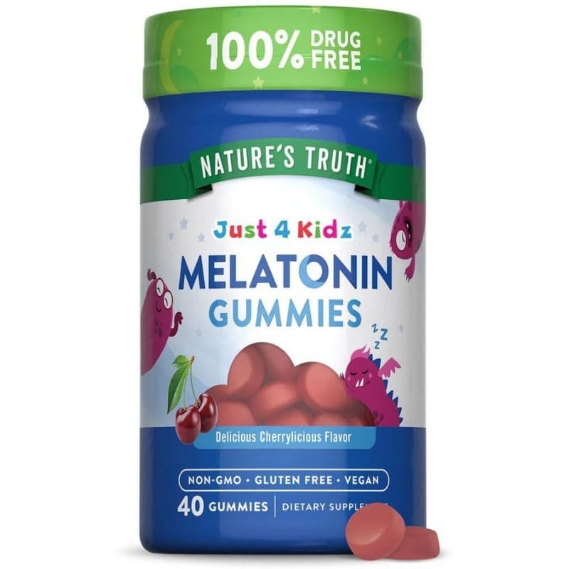 NATURES TRUTH Melatonin Just 4 Kids Gummies - 40 Pieces