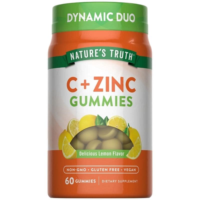NATURES TRUTH C+Zinc Gummies - 60 Pieces