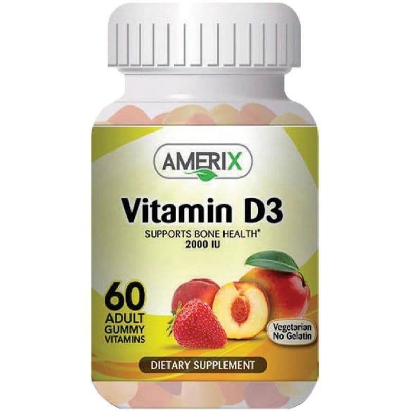 AMERIX Vitamin D3 2000IU Adult Gummy - 60 Pieces