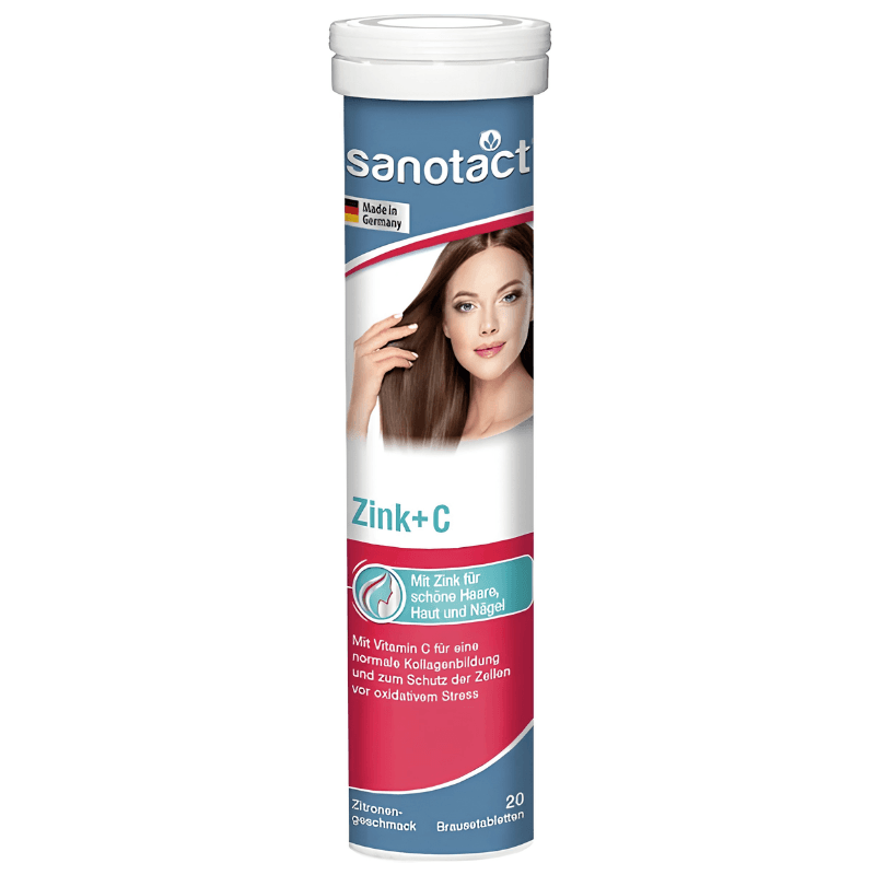 SANOTACT Beauty Elixir Zinc+Vitamin C - 20 Effervescent Tablets