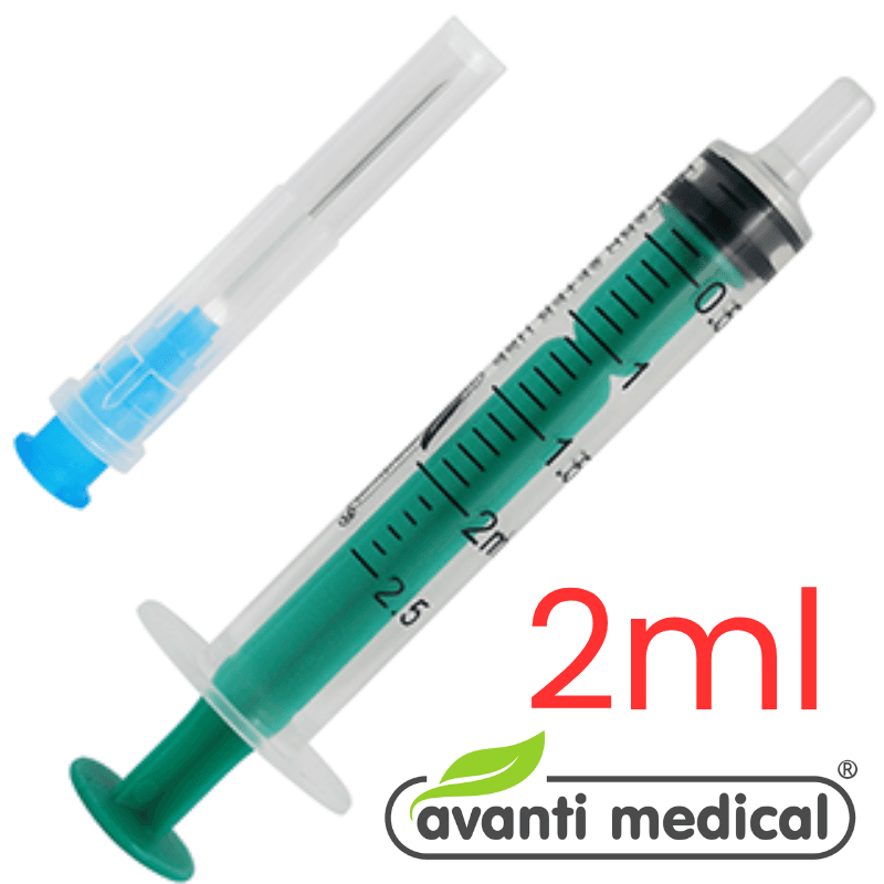 أفانتي - حقنة 2 مل 23Gx1 - قطعة واحدة