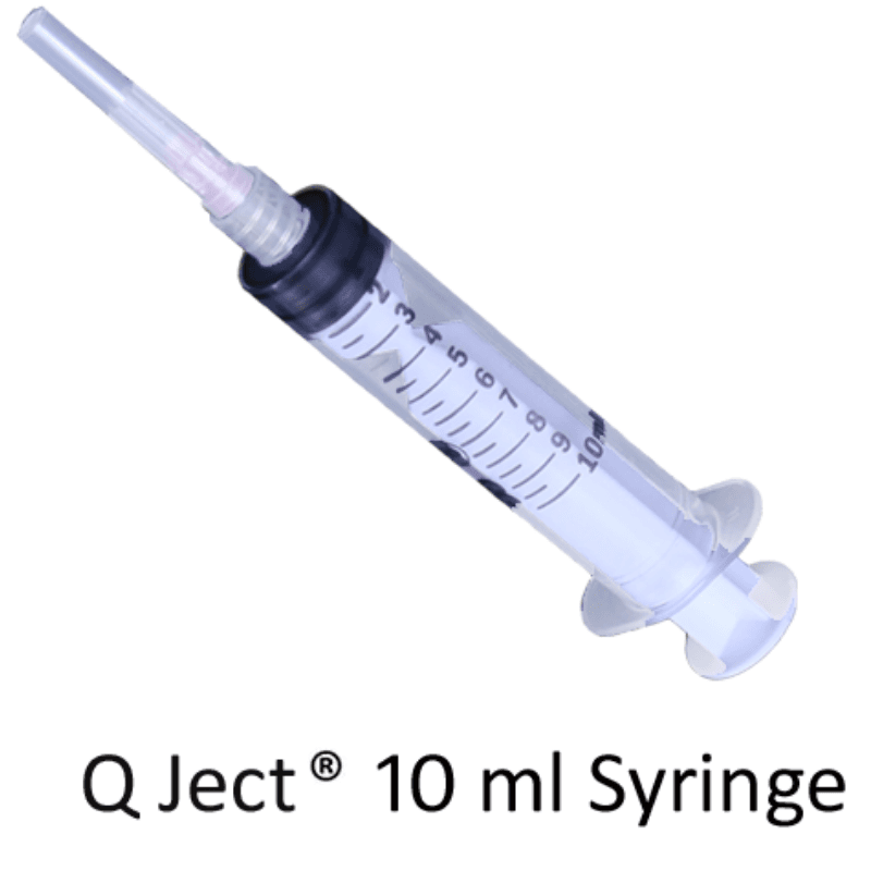 QG Q-JECT Syringe 10ml Luer Slip 22Gx1.5 - 1 Piece 116965
