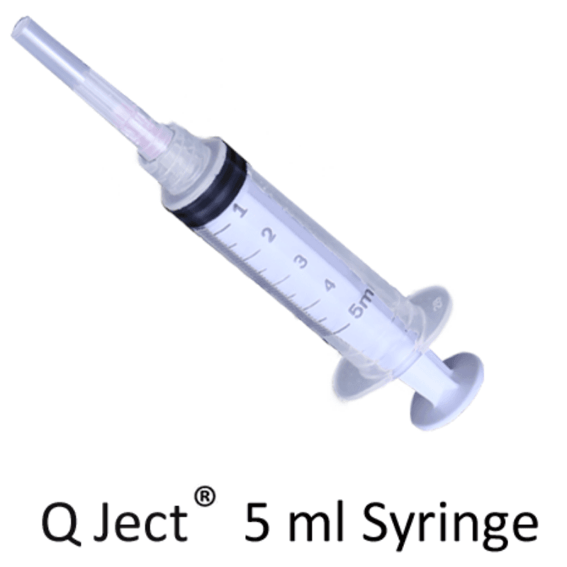 QG Q-JECT Syringe 5ml Luer Lock 23Gx1.25 - 1 Pieces 116216