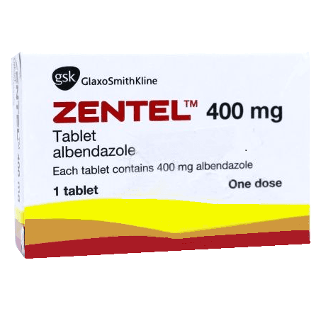 زينتيل 400مج البيندازول - 1 قرص