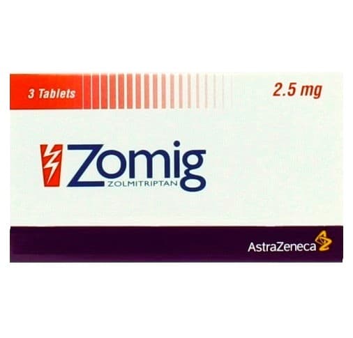 زوميج 2.5مج زولميتريبتان - 3 قرص