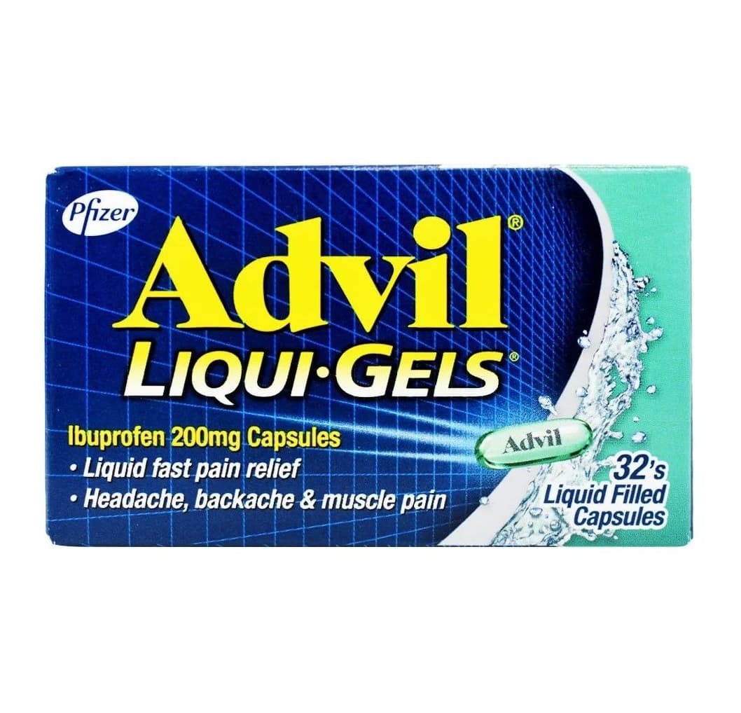 ADVIL 200mg Ibuprofen - 32 Liqui Gels