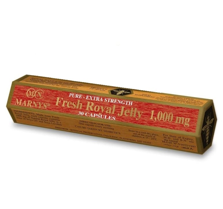 MARNYS Fresh Royal Jelly 1000mg - 30 Capsules MN002