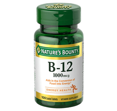 NATURES BOUNTY Vitamin B12 1000mcg - 100 Tablets