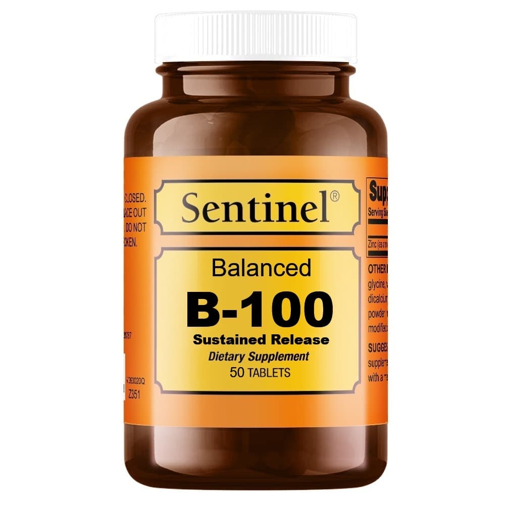SENTINEL Vitamin B 100 Balanced - 50 Tablets