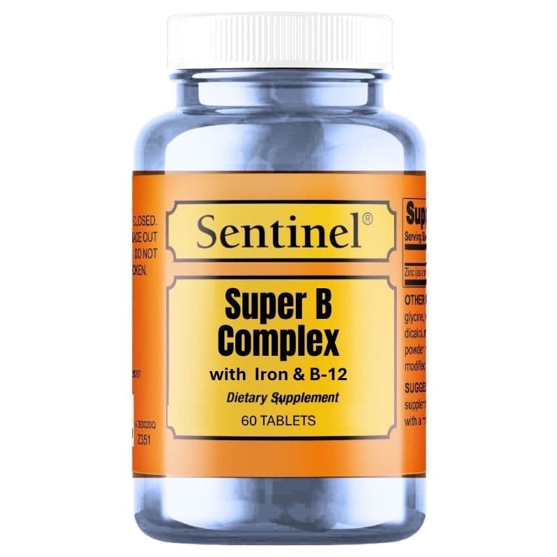 SENTINEL Super B-Complex - 60 Tablets