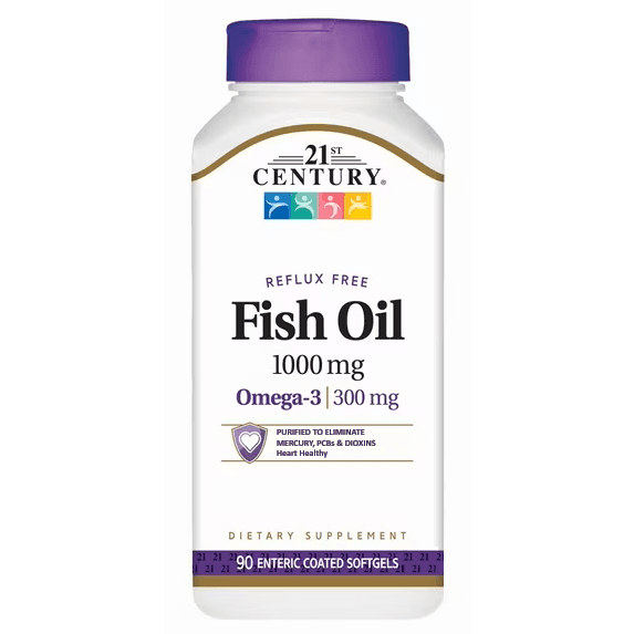 21st CENTURY Fish Oil 1000mg - 90 Capsules