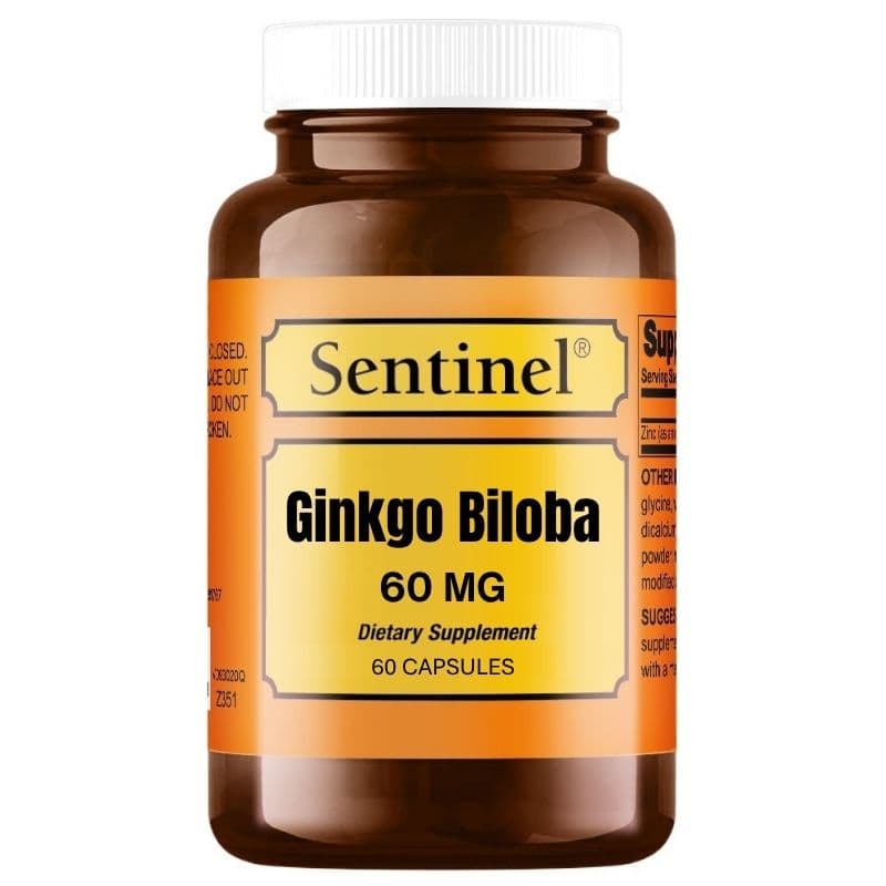 SENTINEL Ginkgo Biloba 60mg - 60 Capsules