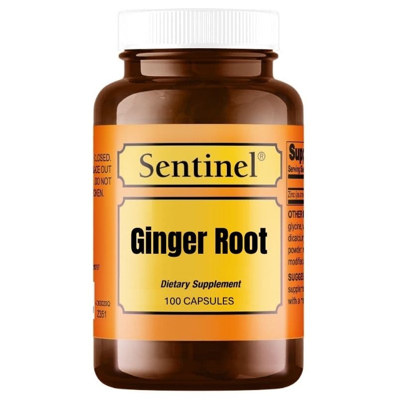 SENTINEL Ginger Root - 100 Capsules