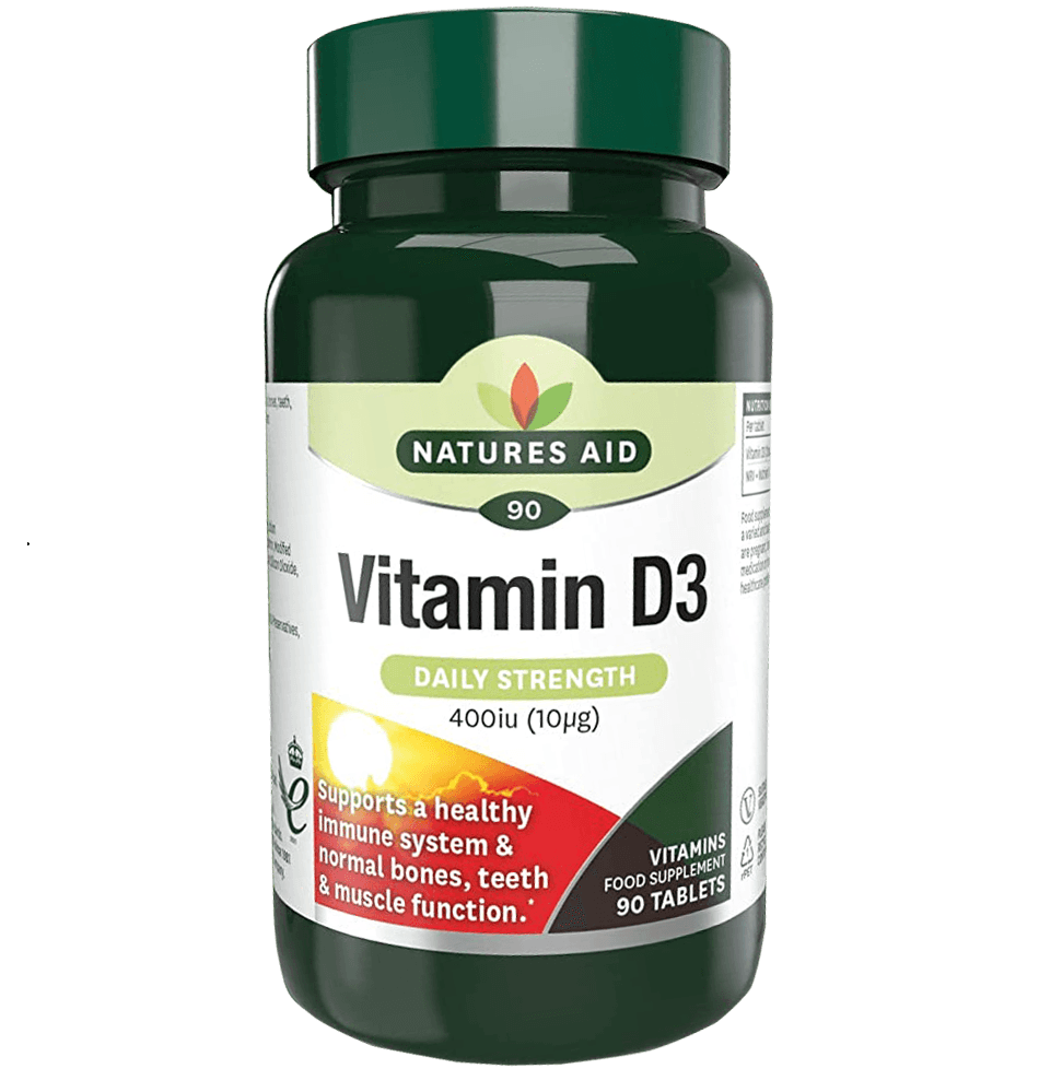 NATURES AID Vitamin D3 400IU - 90 Tablets