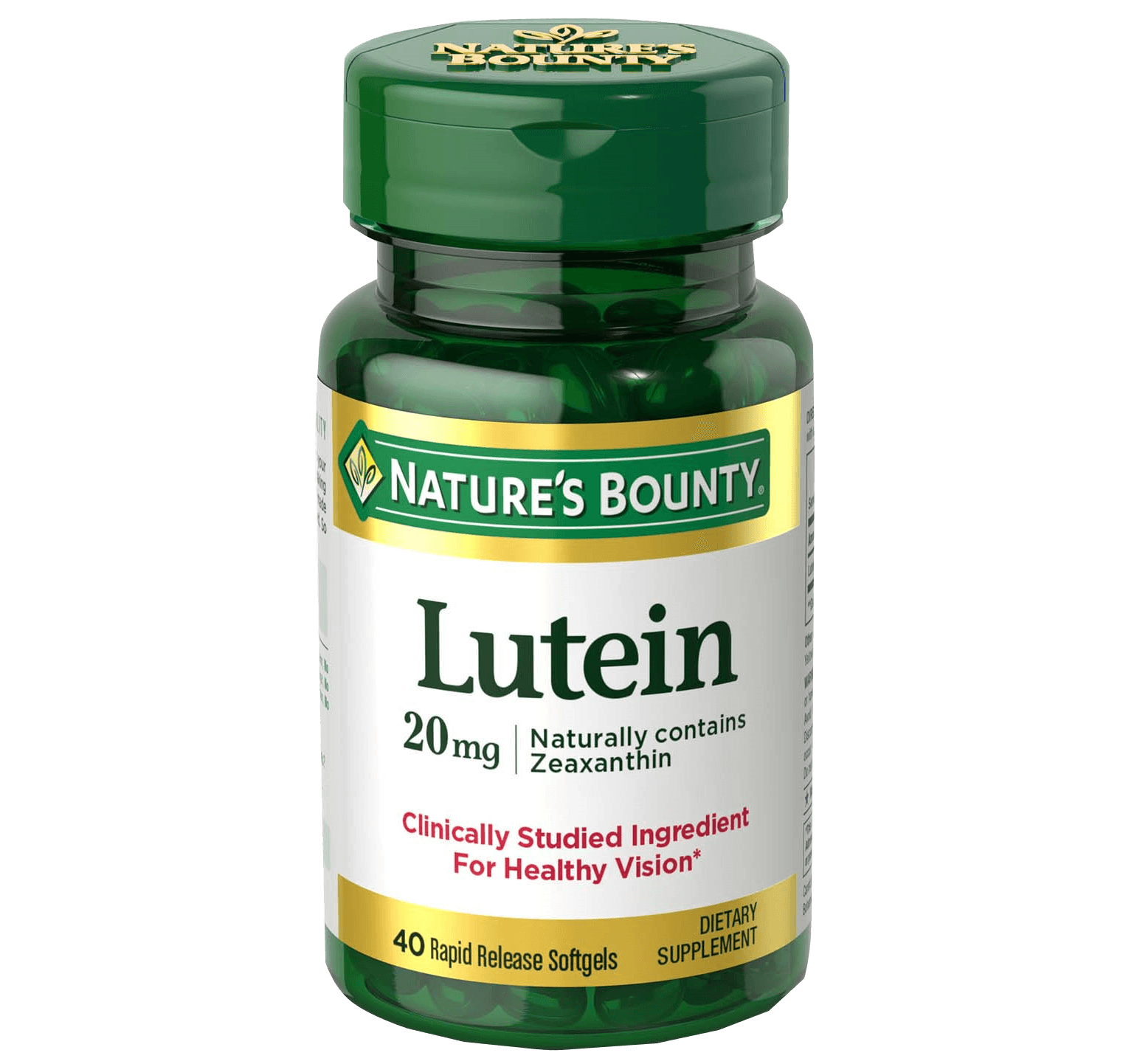 NATURES BOUNTY Lutein 20mg - 40 Softgels