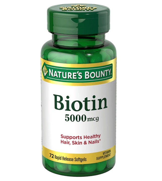 NATURES BOUNTY Biotin 5000mcg - 72 Softgels