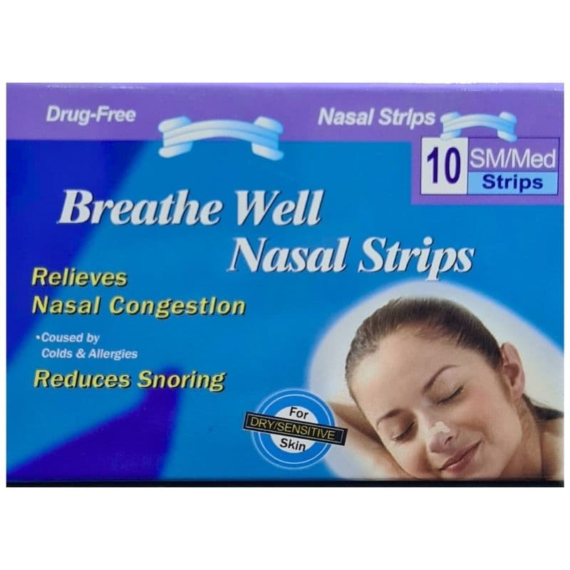 BREATH WELL S/M Nasal Strips
