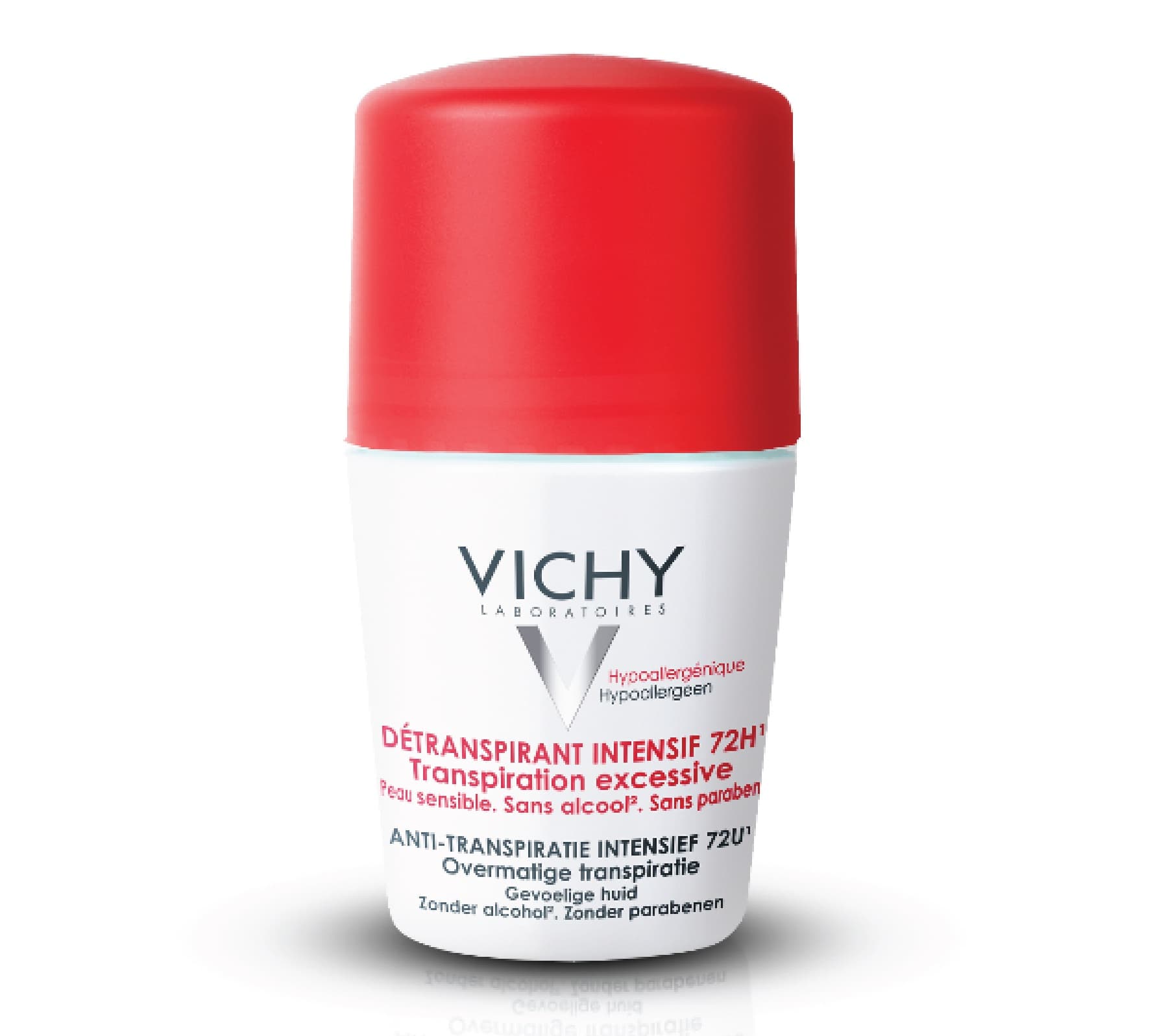 VICHY 72h Roll on Stress Resist Anti-Perspirant Treatment Excessive Red Cap - 50ml Fm13937