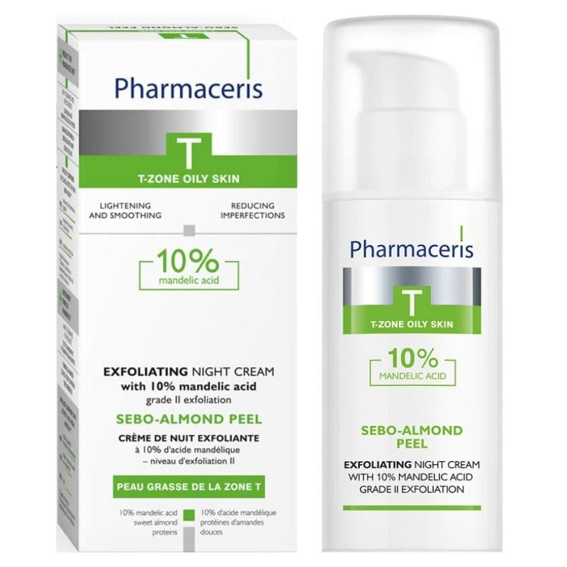PHARMACERIS T Sebo-Almond Peel 10% Exfoliating Night Cream - 50ml PHR202