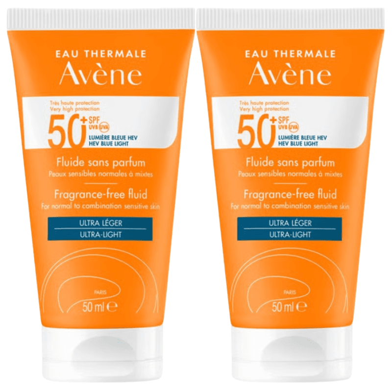 AVENE Sun Fragrance Free Fluid SPF50 Plus - 50ml B1G1F 577925