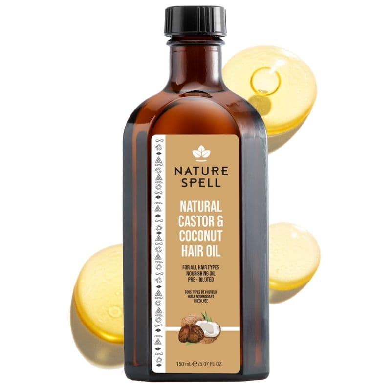 NATURE SPELL Natural Castor & Coconut Oil - 150ml