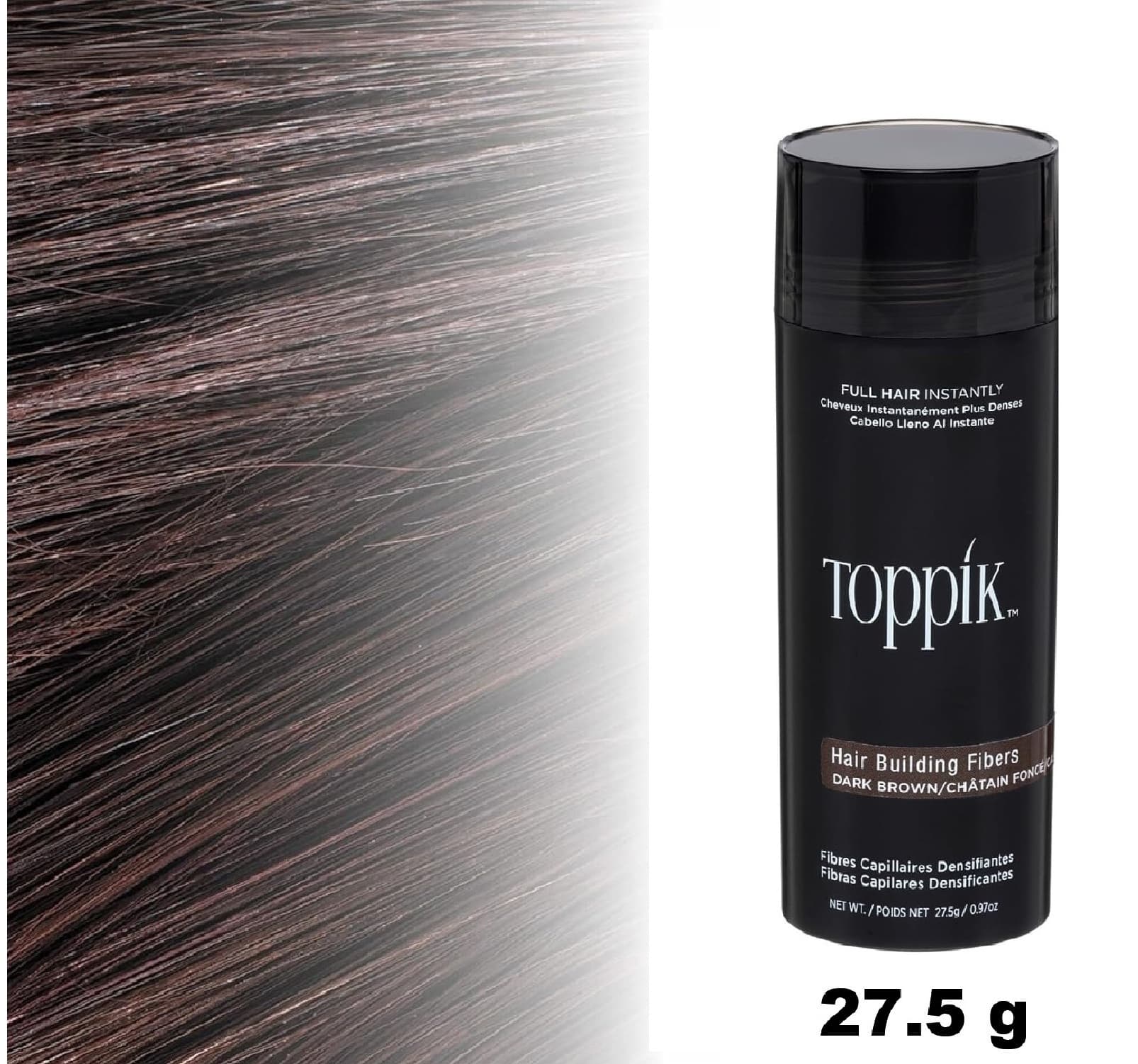 TOPPIK - Dark Brown Hair Fibers 13962 - 27.5g