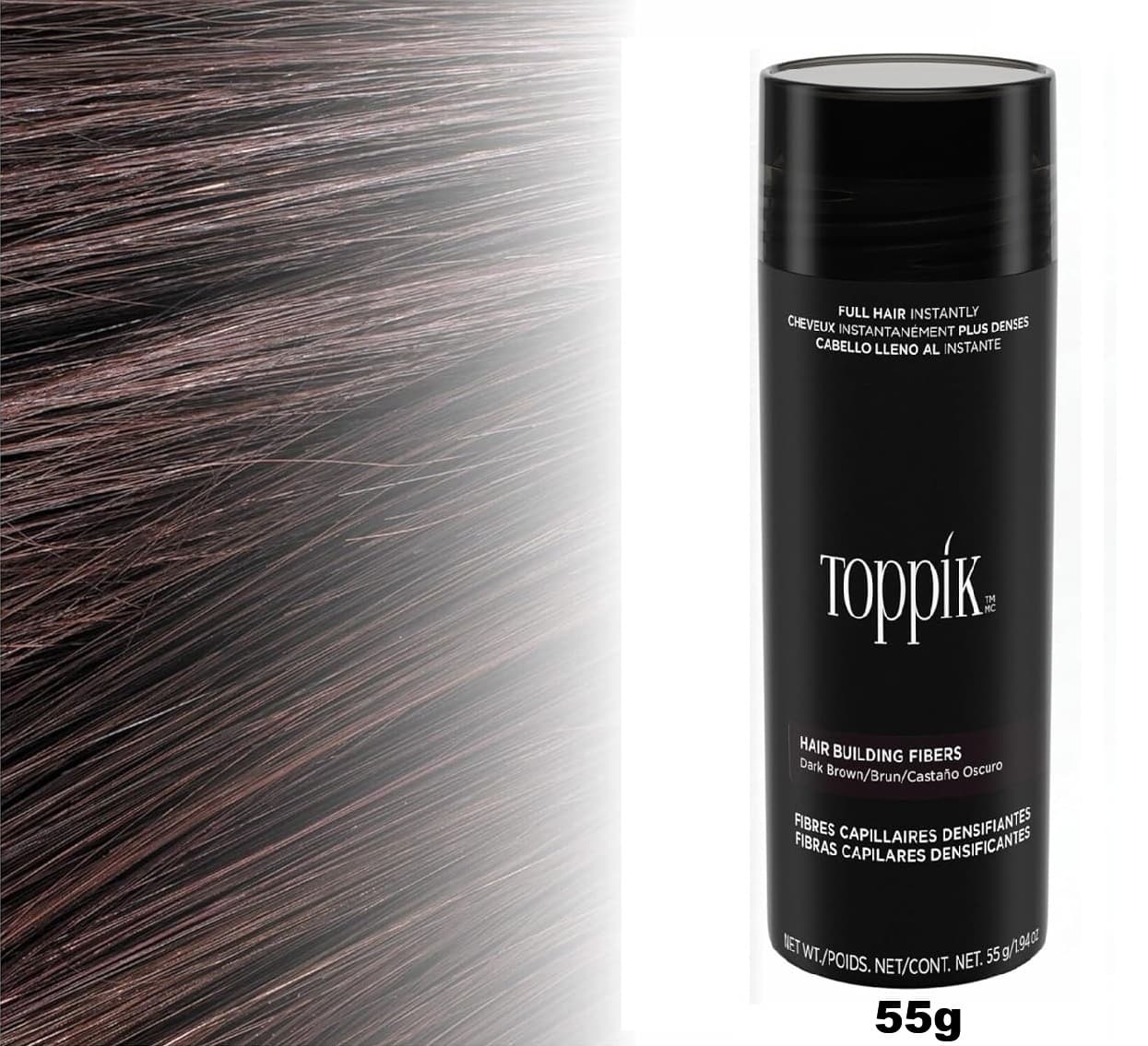 TOPPIK - Dark Brown Hair Fibers 13959 - 55g