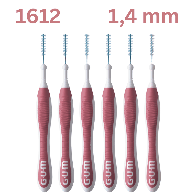 GUM - Interdental Traveler Brush 1.4mm 1612 - 6 Pieces