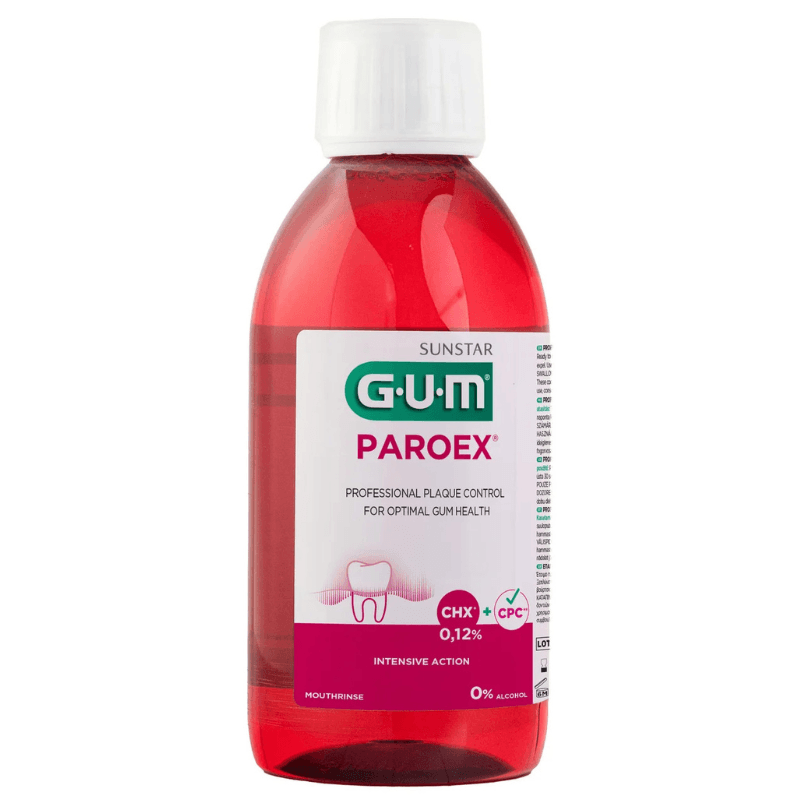 GUM - Mouthwash Paroex 0.12% Chlorhexidine - 300ml 1784