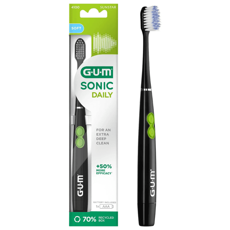 GUM - Toothbrush Soft Sonic Daily Battery 4100