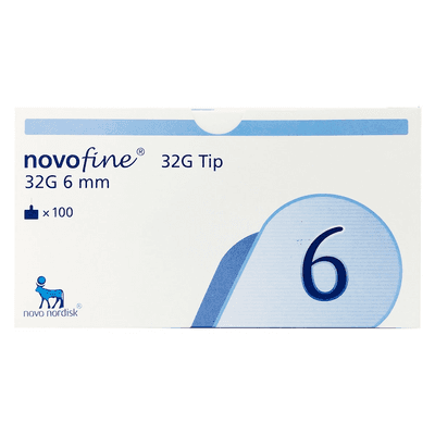 NOVOFINE Single-use Injection Pen Needles 31G 0.25x6mm - 100 Pieces