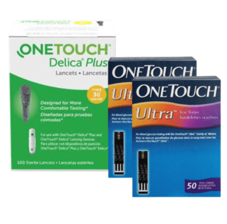 ONE TOUCH Ultra Refill Kit - 100 Test Strips + 50 Lancets