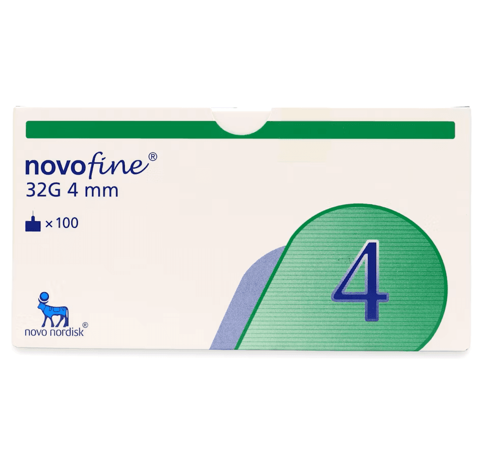 NOVOFINE Single-use Injection Pen Needles 32G 0.25x4mm - 100 Pieces