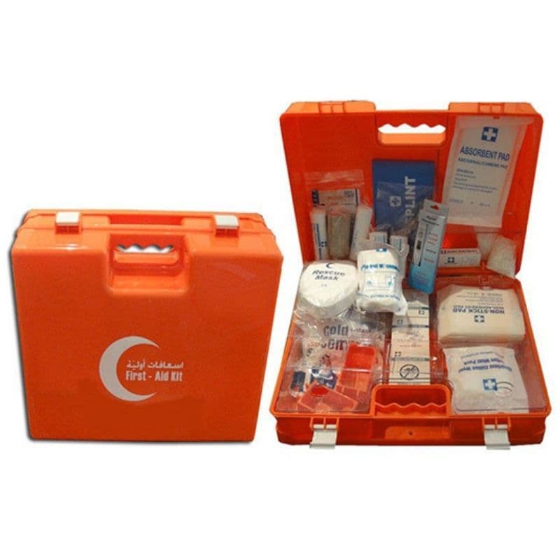 First Aid Plastic Filled Box 25 Pax Small F-012H CAREMAX 118159
