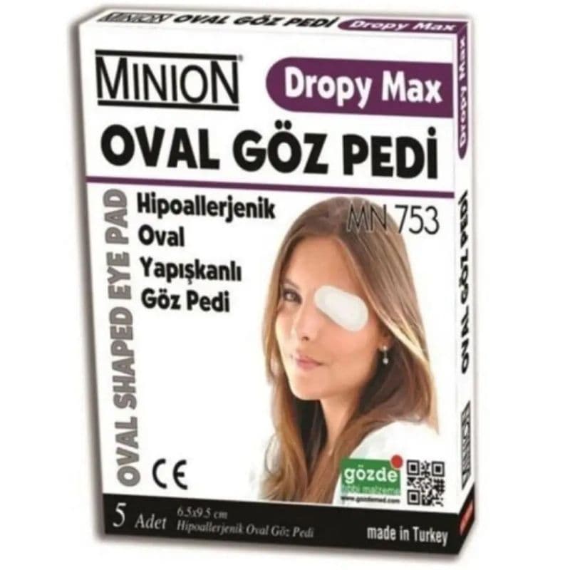 MINION Adults Oval Eye Patches - 5 Pieces MN753