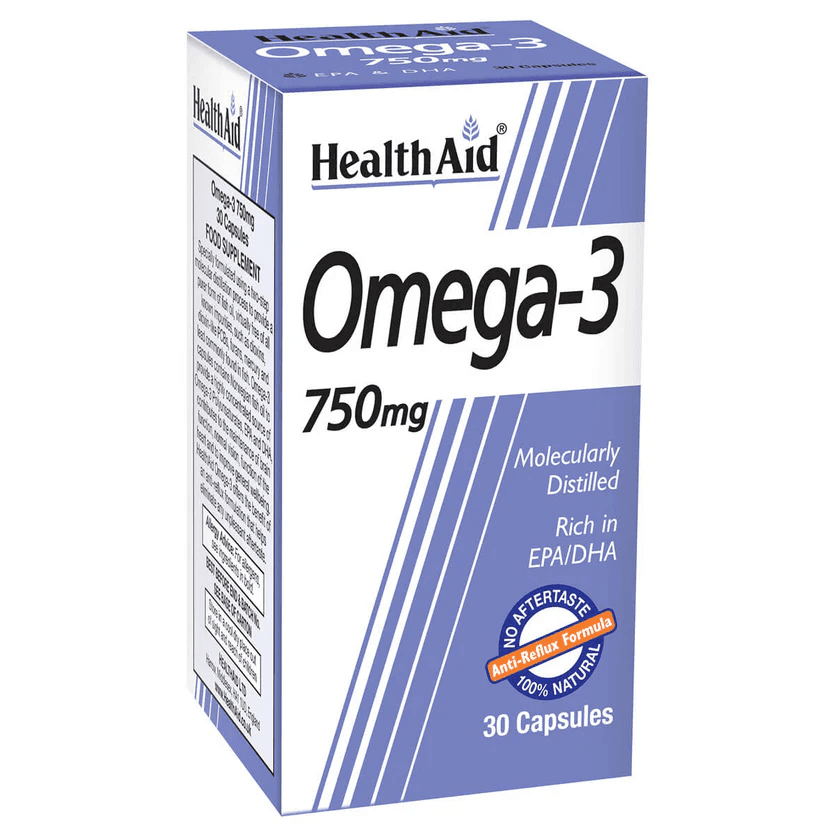 HEALTH AID Omega 3 750mg - 30 Tablets