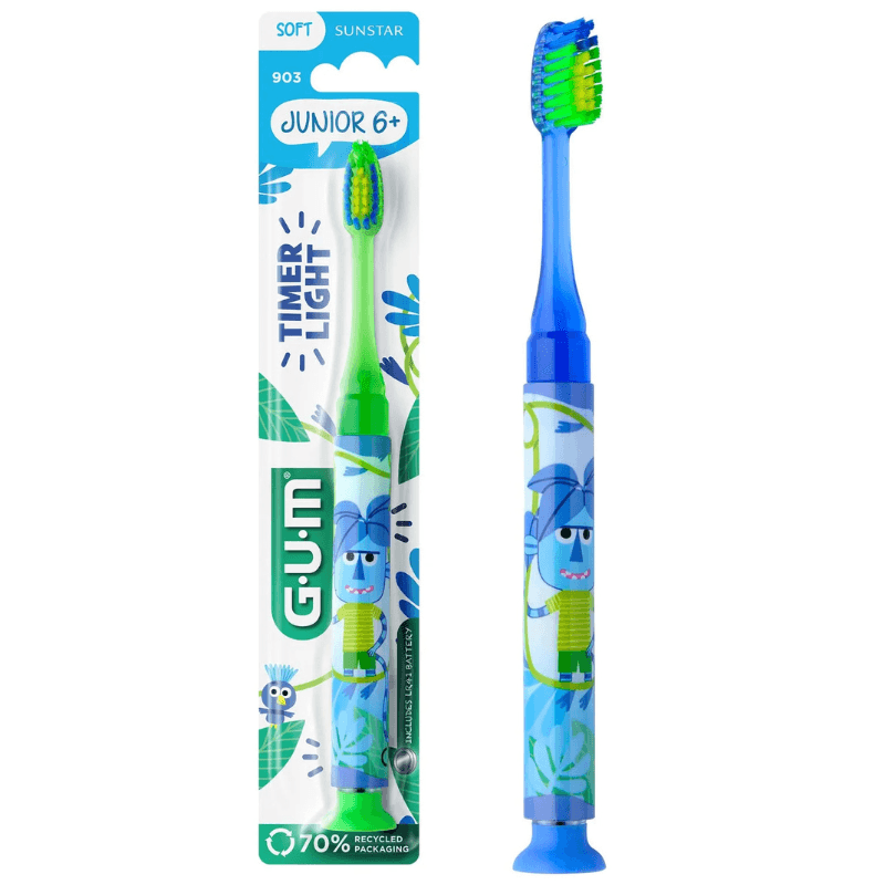 GUM - Junior Toothbrush Light up from 6 Years Soft 903
