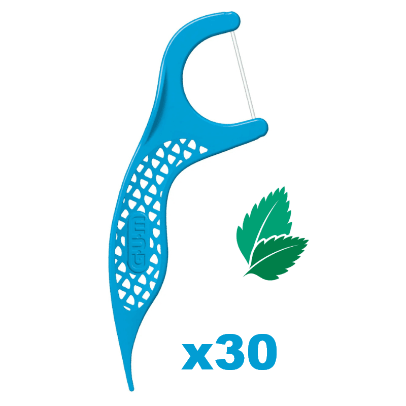GUM - Floss 30 Easy Flossers Fresh Mint 890M30