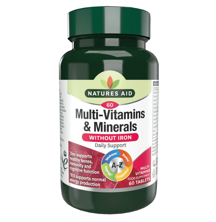 NATURES AID Multivitamin & Mineral - 60 Tablets
