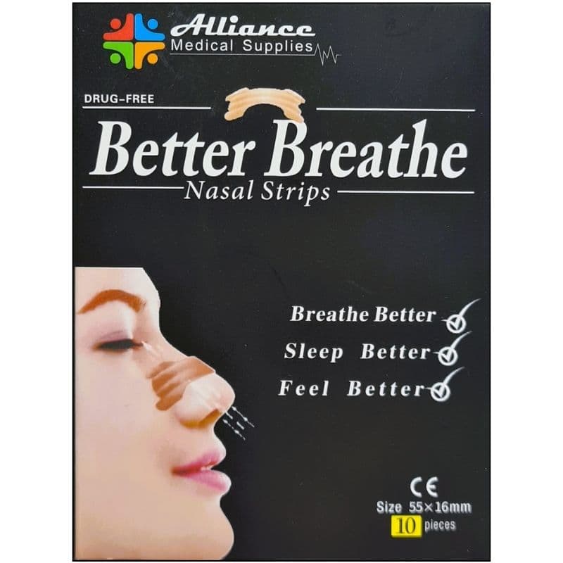 ALLIANCE BETTER BREATHE - 10 Nasal Strips