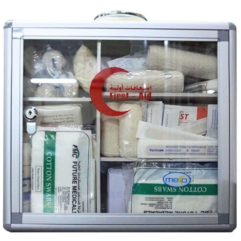 First Aid Metal Filled Box 100 Pax Large #110 MX-LRD 121506
